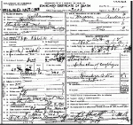 Death Certificate of Allen, Etta Martha