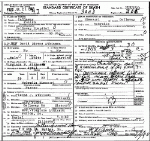 Death certificate of Atkinson, David Givens