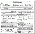 Death certificate of Berry, Jeter Marvin