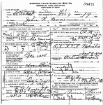 Death Certificate of Bowman, John R.