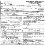 Death certificate of Carrington, Nathaniel Dillard