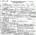 Death Certificate of Craighead, John Henry