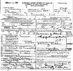 Death Certificate of Criswell, William A.