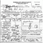 Death Certificate of Cuno, Betty Lou
