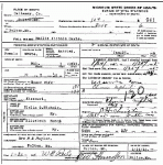 Death certificate of Davis, Emily B. Nichols