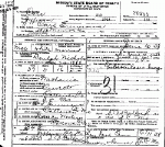 Death Certificate of Emmons, Carlton