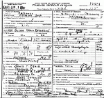 Death Certificate of Epperson, Susan W. Craig