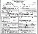 Death Certificate of Fletcher, James Edward