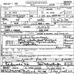 Death Certificate of Gannaway, Leon B.