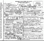 Death Certificate of Gibbs, James Pemberton Jr.