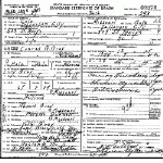 Death Certificate of Gray, Conrad