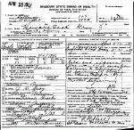 Death Certificate of Gray, Howard