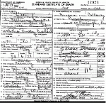 Death Certificate of Guerrant, Paris Bentley