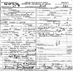Death Certificate of Hardin, Eugene O.