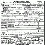 Death certificate of Henderson, Lucy Ann Herring
