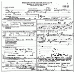 Death certificate of Herring, Anna Smiley
