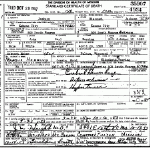 Death Certificate of Herring, John Carl