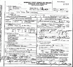 Death certificate of Herring, Lucy Jane Simco
