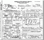 Death certificate of Holt, Charles H.
