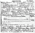 Death Certificate of Holt, Walter Penn Death Certificate of Holt, Walter Penn
