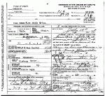 Death certificate of Hyten, Anna