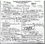 Death certificate of Judt, John Nathan