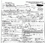 Death Certificate of Kemp, James Ebonezer