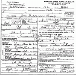 Death Certificate of Kemp, John Dickerson