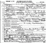 Death certificate of Kimball, Earnest Earl