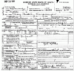 Death Certificate of Knipmeyer, Mary Beverly