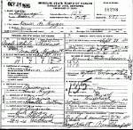 Death Certificate of Kyger, David H.