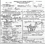 Death Certificate of Kyger, Peter
