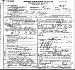 Death Certificate of Kyger, Thomas Smith
