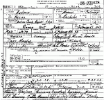 Death Certificate of Meador, George Vest