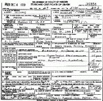 Death Certificate of Means, Bertha May Ross