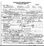Death certificate of Mosley, Susan Bagby