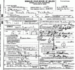Death certificate of Nichols, Noah Harry