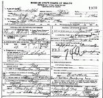 Death certificate of Pagett, John F.