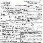 Death Certificate of Phillips, Laura Elizabeth