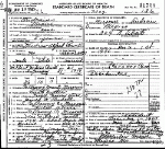 Death Certificate of Powell, Woodrow Alfred