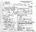 Death certificate of Renoe, Alva S. Death certificate of Renoe, Alva S.