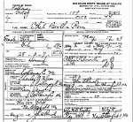 Death Certificate of Renoe, Ethel Bertha Wilson
