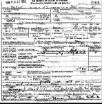 Death Certificate of Renoe, James Lane
