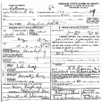 Death Certificate of Roberts, Lucy Anne Berry