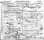 Death Certificate of Robinson, Wilma Francis
