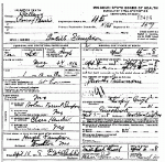 Death certificate of Sampson, Lucille