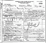 Death certificate of Simco, James Edward