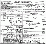 Death Certificate of Simco, Leslie Corless