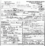 Death certificate of Stapp, Eunice M. Herring