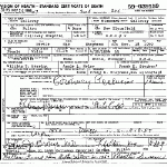 Death Certificate of Stephens, Bertie Mae Herring